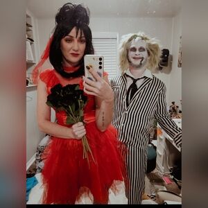 NOT FOR SALE, SOLD!!!! Full Lydia Deetz Halloween Costume